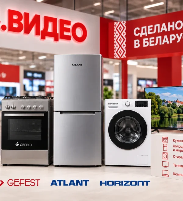 Техника белорусских брендов в бренд-зоне М.Видео