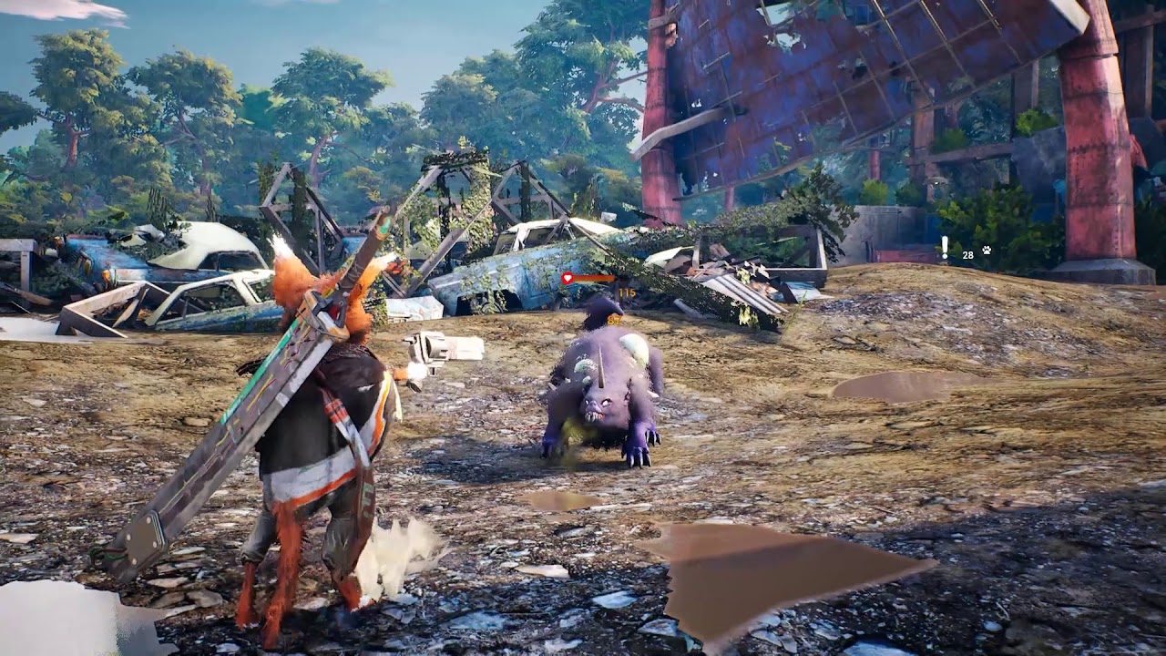 Геймплей Biomutant на Gamescom 2017