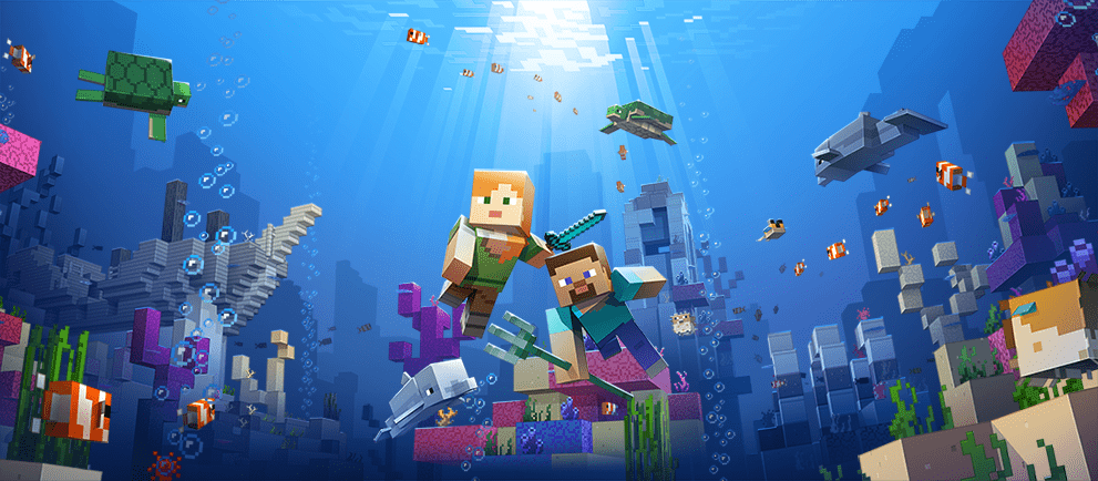 Второй этап обновления Minecraft Aquatic с Черепашками!