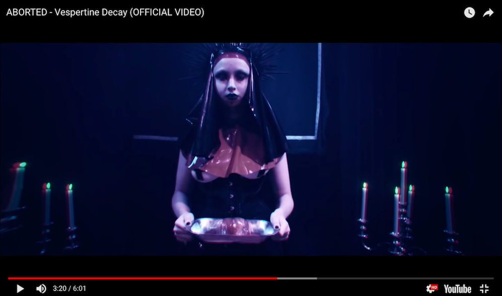 Aborted выпустили клип на песню Vespertine Decay Aborted выпустили клип на песню Vespertine Decay