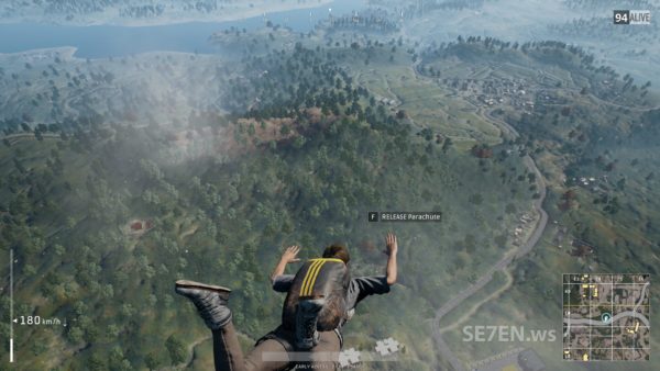 Приземление в PUBG