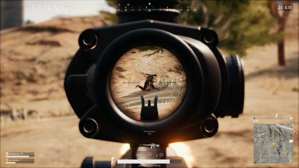 Тактический прицел в PUBG