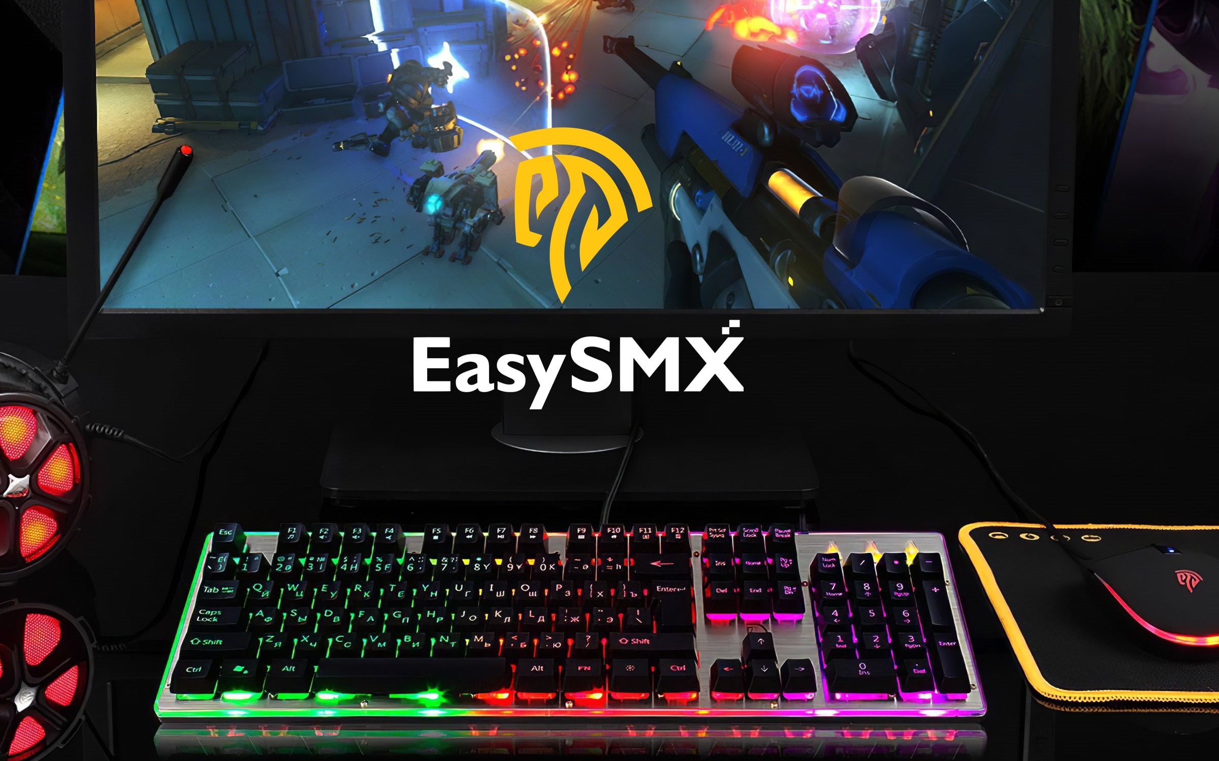 EasySMX мембранная игровая USB клавиатура