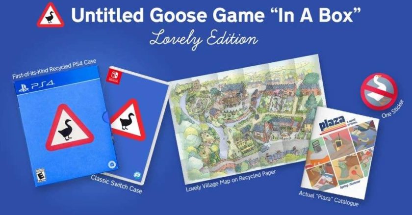 Untitled Goose Game выйдет в коробочных версиях для PS4 и Switch