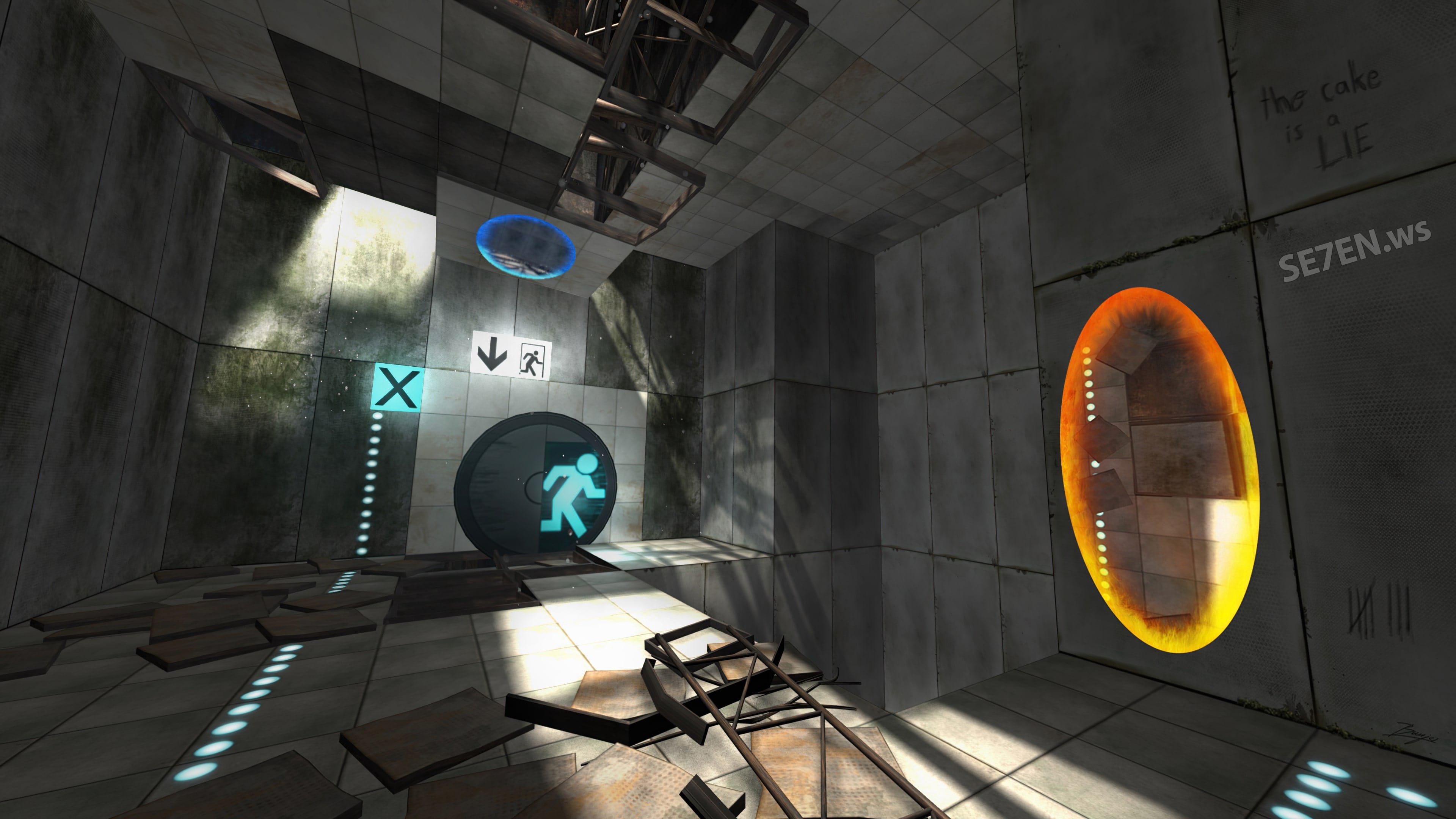 Б г портал. Игра Portal 2. Portal 2 Скриншоты. Портал 2 порталы. Portal 2 Valve.