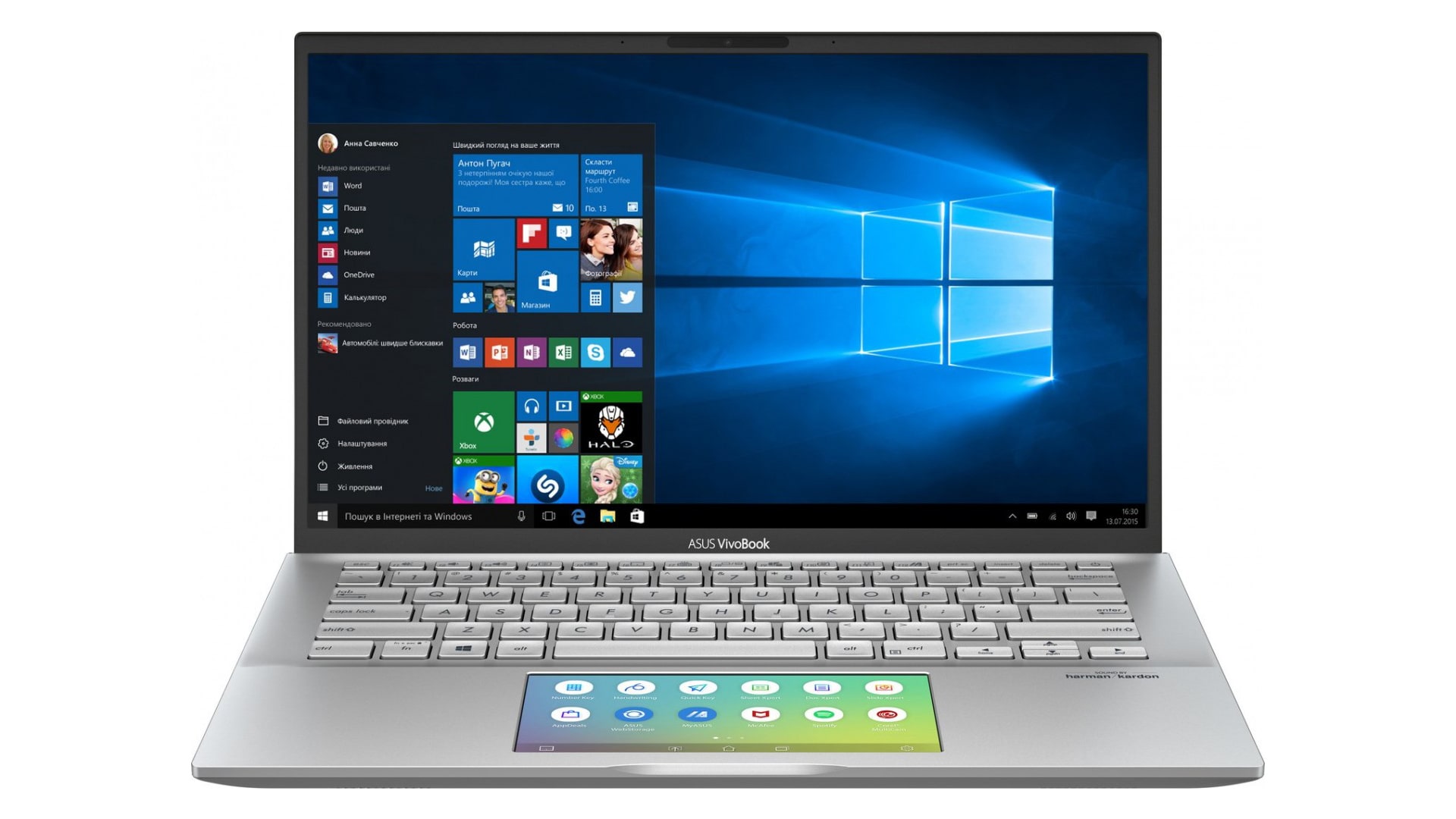 Ноутбук на Windows 10 Pro