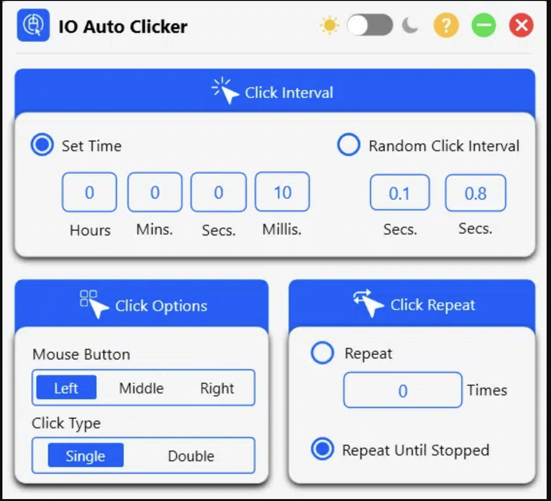 IO Auto Clicker - 1