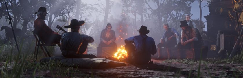 Red Dead Redemption 2 - Campfire gameplay