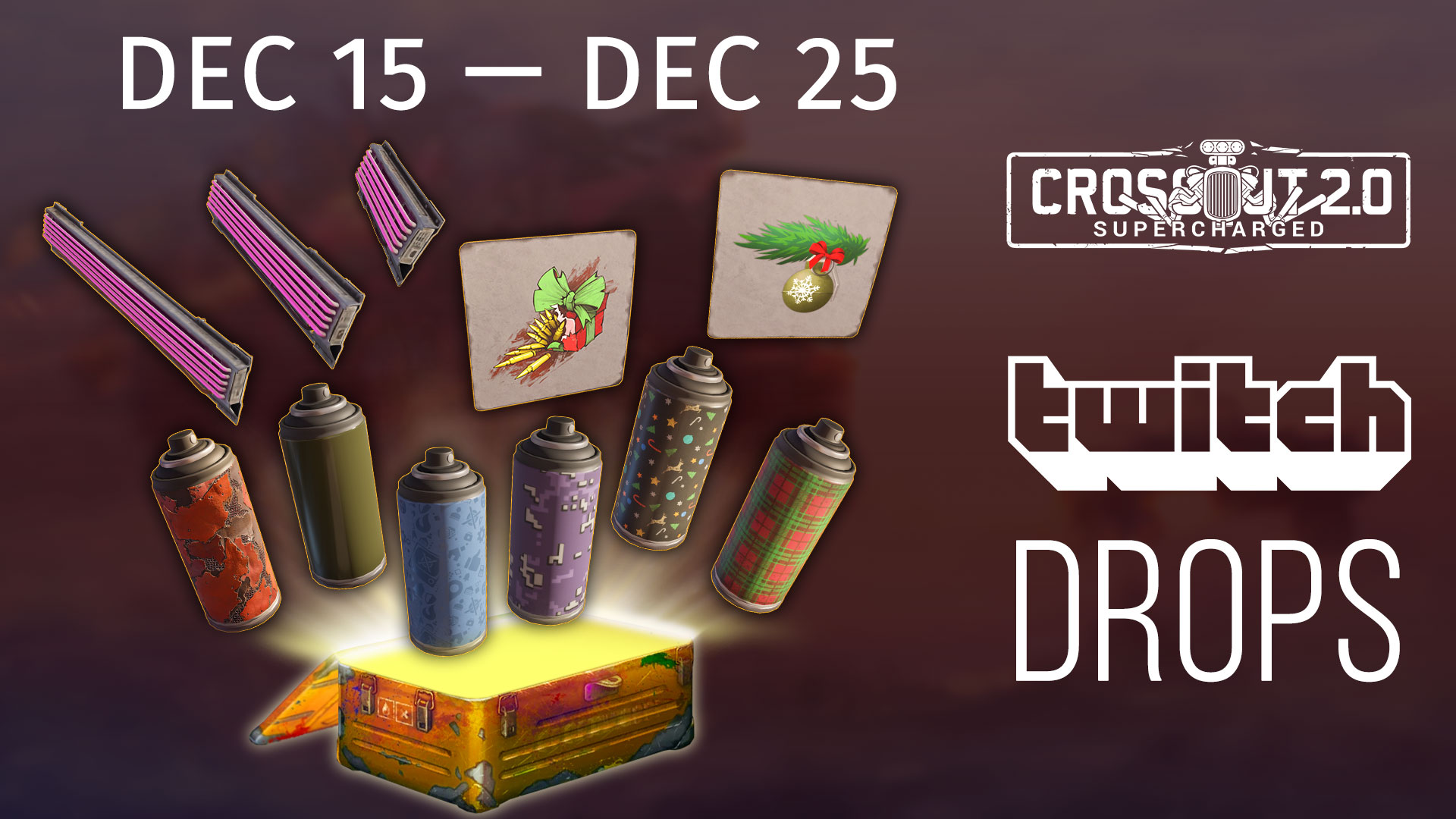 Twitch Drops are Back This December! Twitch Drops are Back This December!