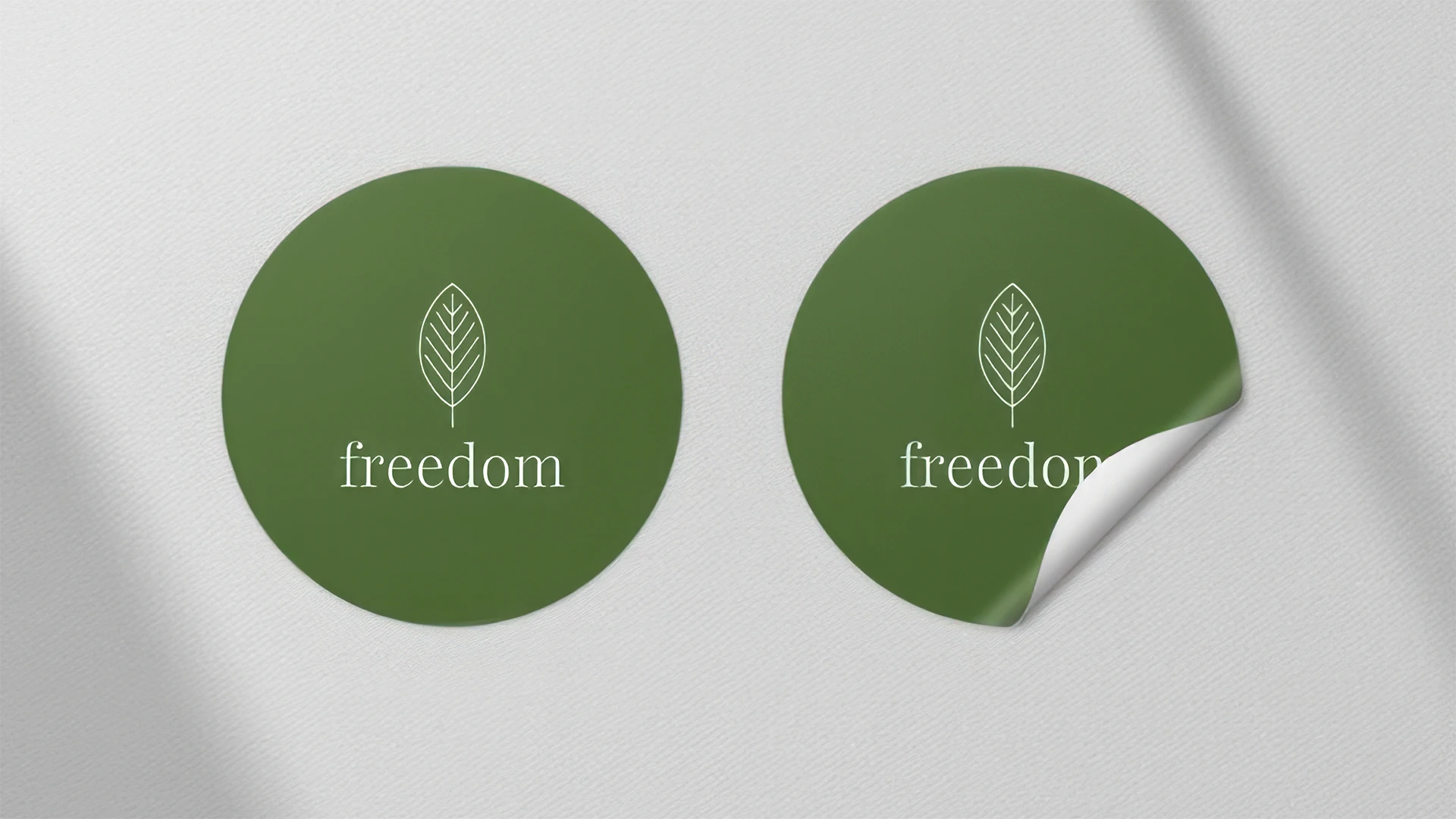 Пара стикеров freedom
