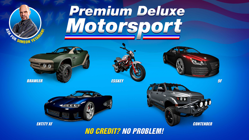 Транспорт в Premium Deluxe Motorsport на этой неделе.