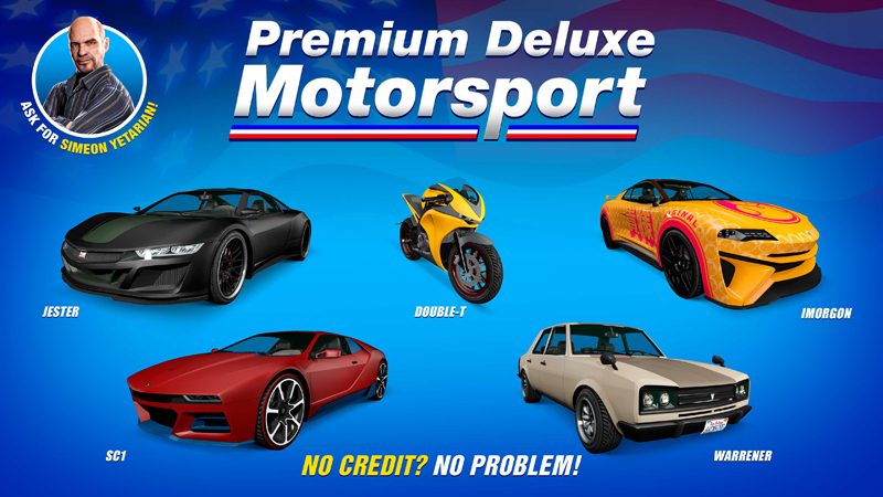 Транспорт в Premium Deluxe Motorsport на этой неделе.