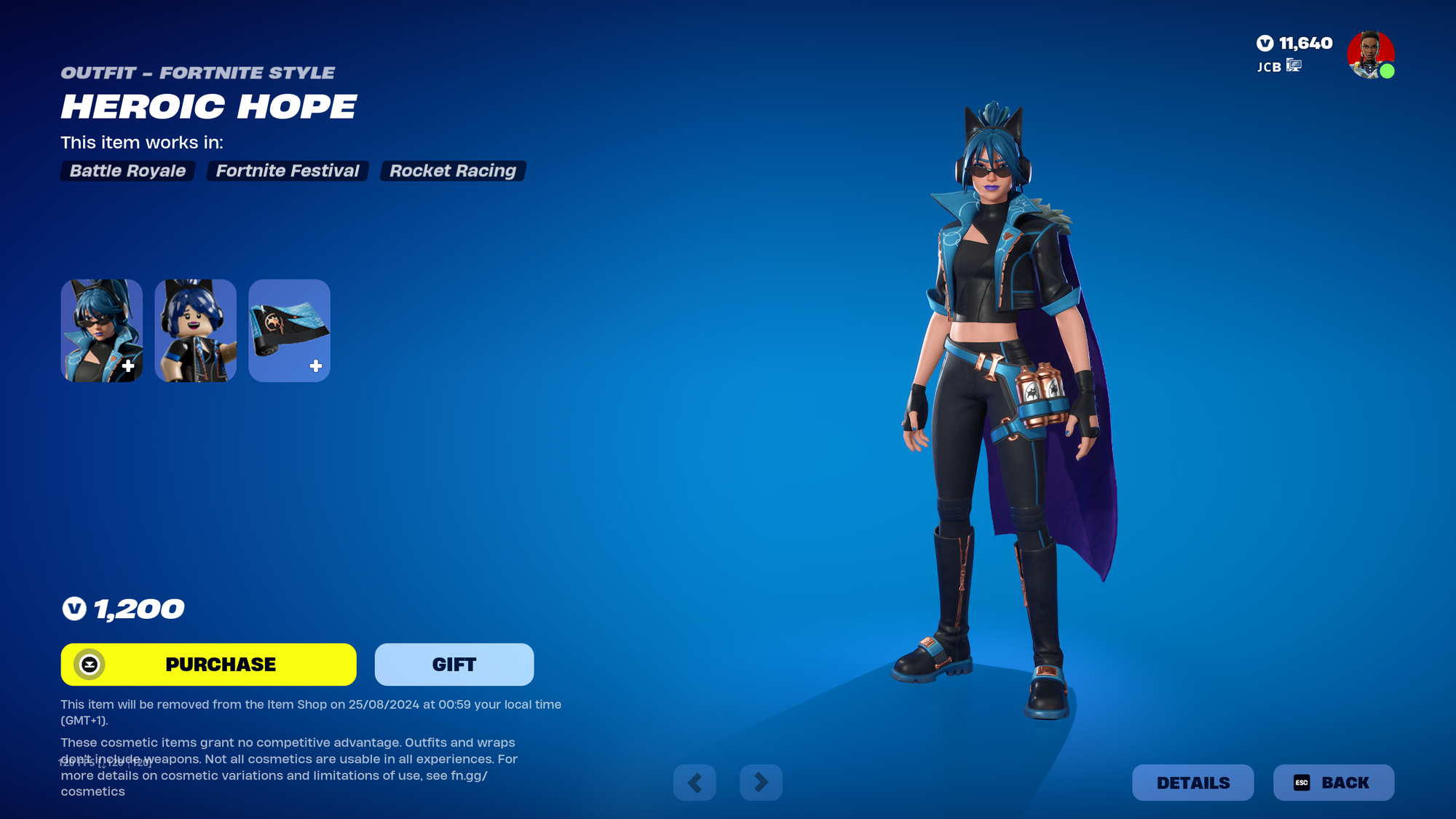 New Heroic Hope Outfit Now Available