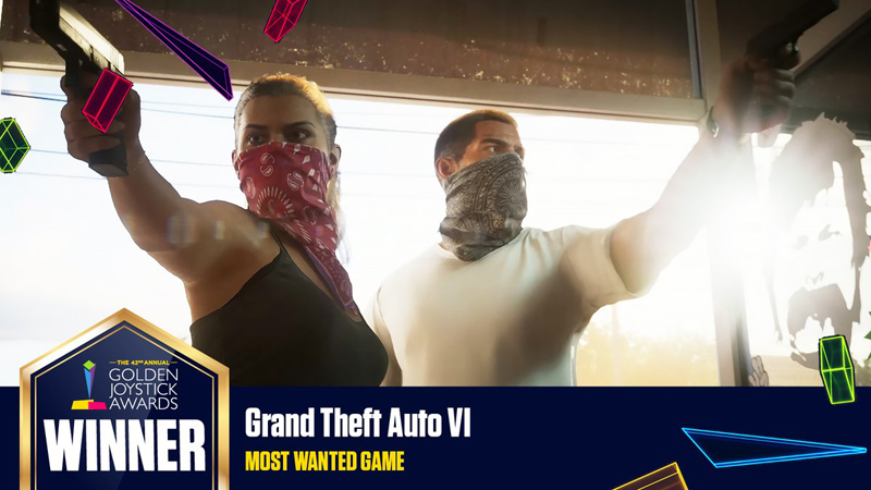 GTA 6  «Самая ожидаемая игра» на Golden Joystick Awards