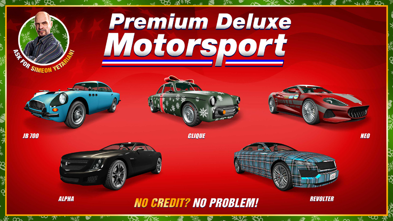 Транспорт в Premium Deluxe Motorsport на этой неделе.