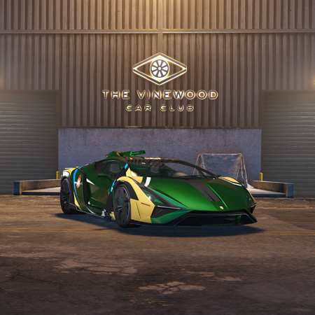 Pegassi Weaponized Ignus (вооружён) в автоклубе Вайнвуда.