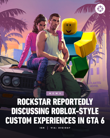 Разработчики GTA 6 интересовались мнением контент-мейкеров Roblox и Fortnite Разработчики GTA 6 интересовались мнением контент-мейкеров Roblox и Fortnite