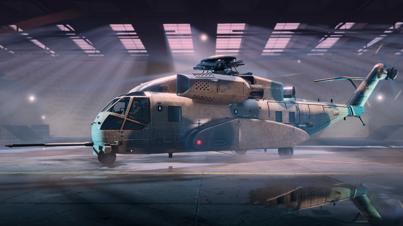 Вертолёт Buckingham DH-7 Iron Mule.