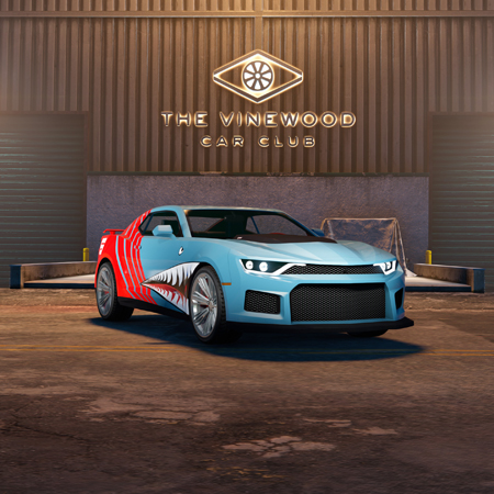 Declasse Vigero ZX в автоклубе Вайнвуда.