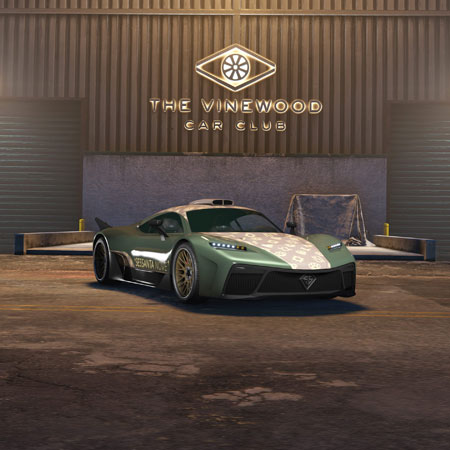 Benefactor Krieger в автоклубе Вайнвуда.