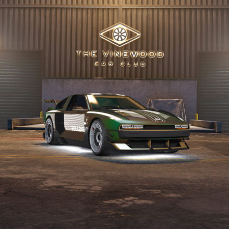 Bollokan Envisage в ливрее Full Futurism в автоклубе Вайнвуда.