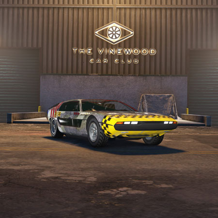 Pegassi Toreador в ливрее War Camo в автоклубе Вайнвуда.