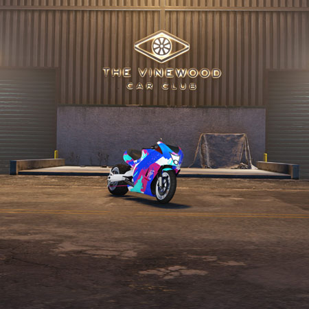 Shitzu Hakuchou Drag в автоклубе Вайнвуда.