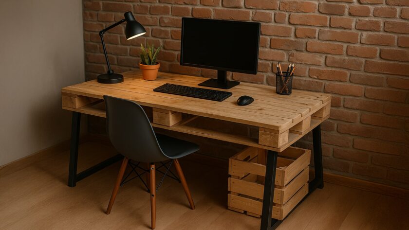 Как сделать стильный письменный стол своими руками