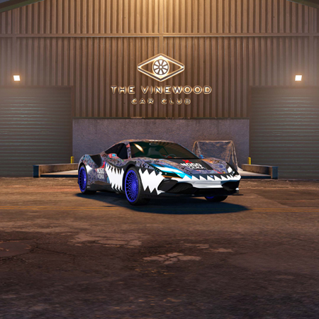 Grotti Turismo Omaggio в автомобильном клубе Вайнвуд.