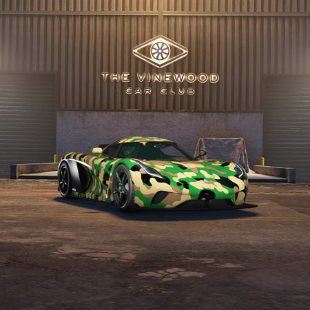 Överflöd Entity MT в раскраске Safari Ranger в автоклубе Вайнвуда.