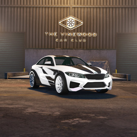 Übermacht Cypher в раскраске Negative Speed Demon в автоклубе Вайнвуда.