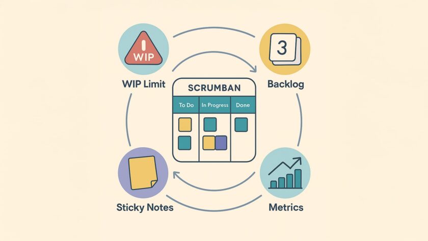 Четыре ключевых принципа Scrumban
