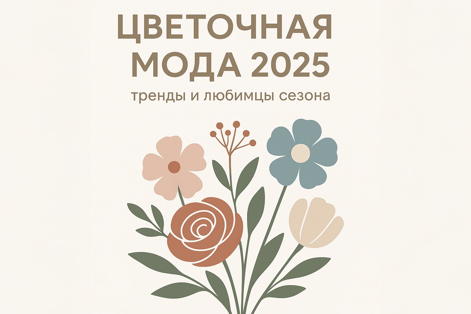 Цветочная мода 2025