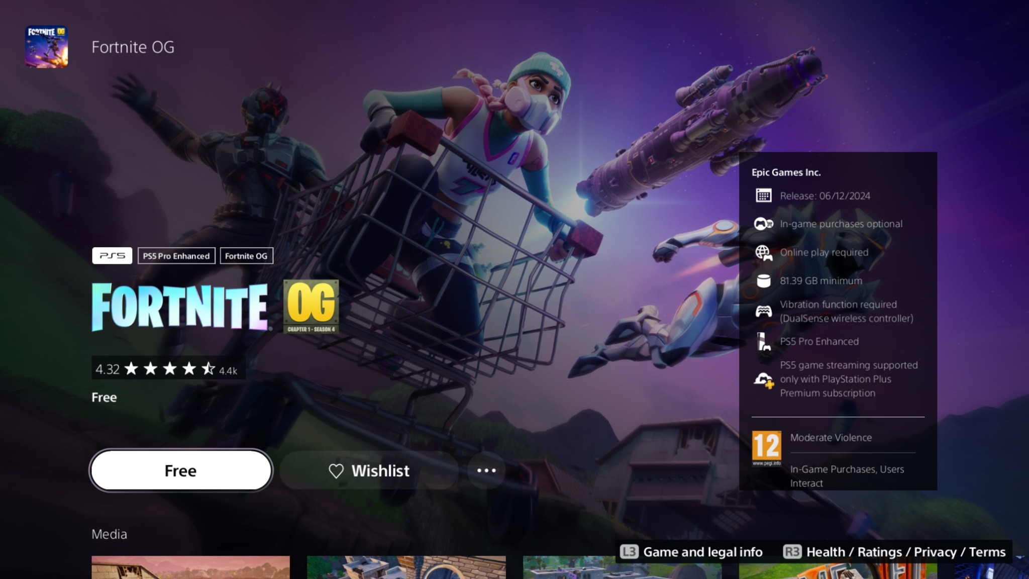 Fortnite OG Season 4 Leaked on PlayStation Store Fortnite OG Season 4 Leaked on PlayStation Store