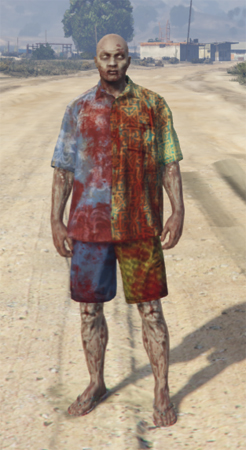 Зомби на Кайо Перико в стиле Томми Версетти