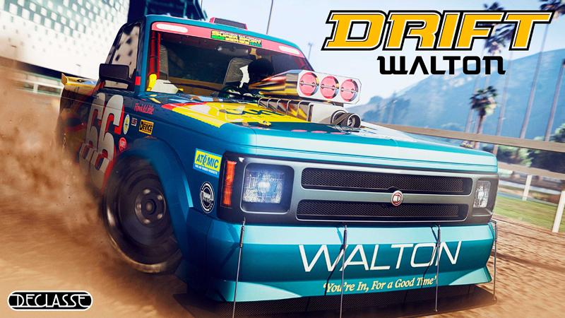 GTA Online дарит бесплатный Declasse Drift Walton L35 и дрифт-сюрпризы GTA Online дарит бесплатный Declasse Drift Walton L35 и дрифт-сюрпризы