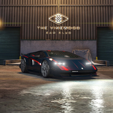 Pegassi Torero XO в автоклубе Vinewood Club