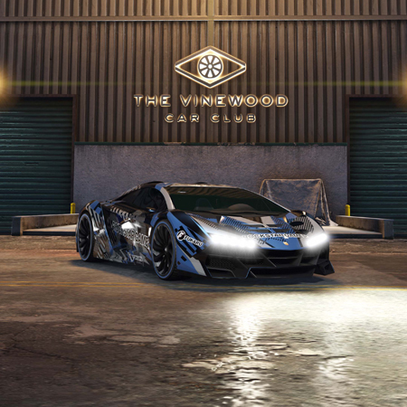 Pegassi Zentorno в автоклубе Vinewood Club