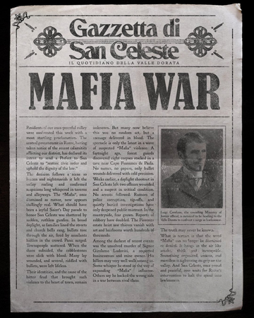 Первый выпуск газеты, английская версия.