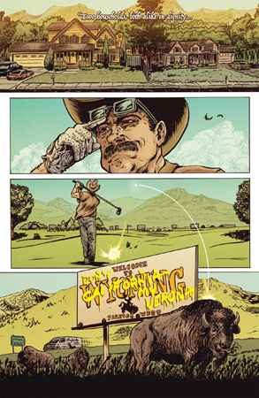 Превью страницы 1 комикса American Caper