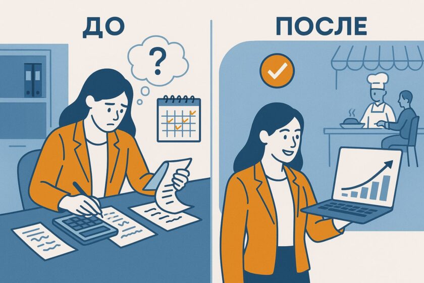 До и после автоматизации учета в ресторане