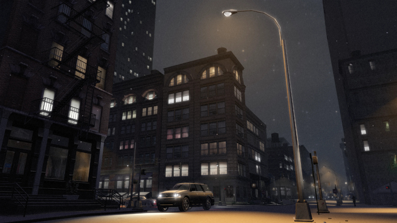 Рождественский снег в GTA IV