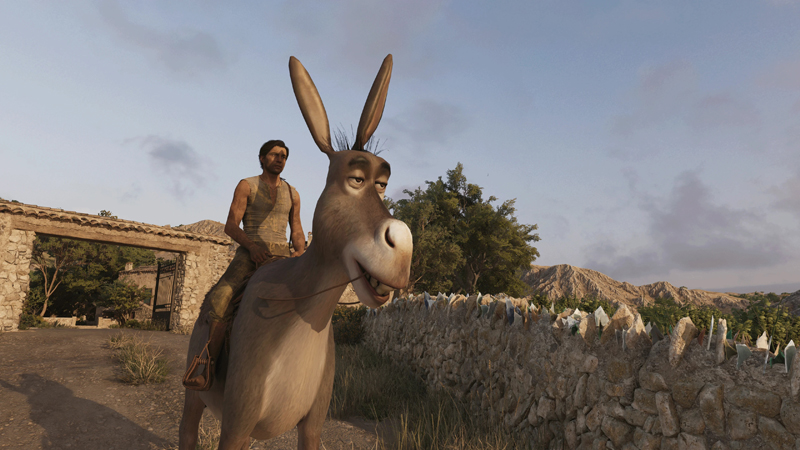 Крик «Осёёёёёёл!» голосом Шрека