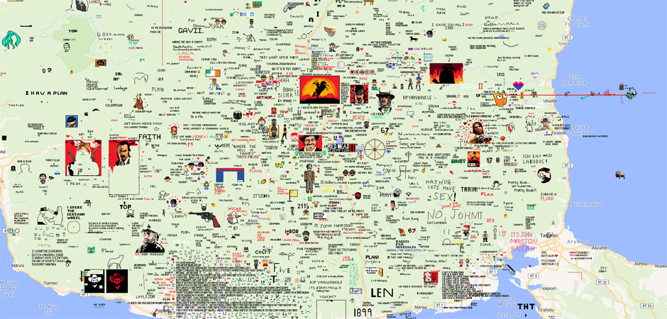 Начало зарисовок на Таити