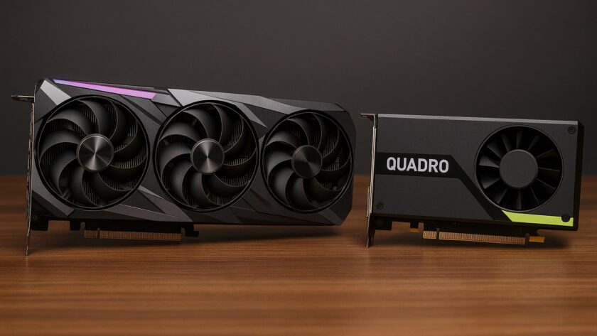 Игровая видеокарта и профессиональная Quadro