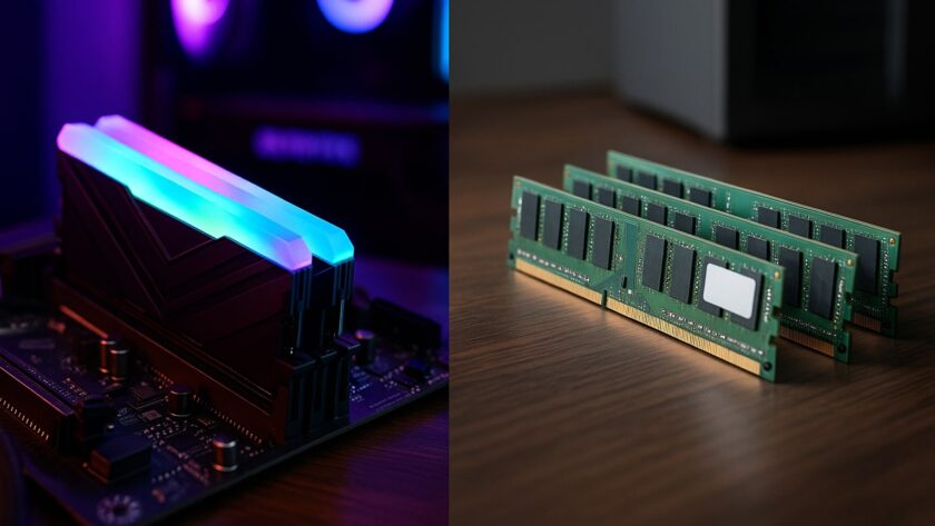 Игровая RGB-память против модулей ECC