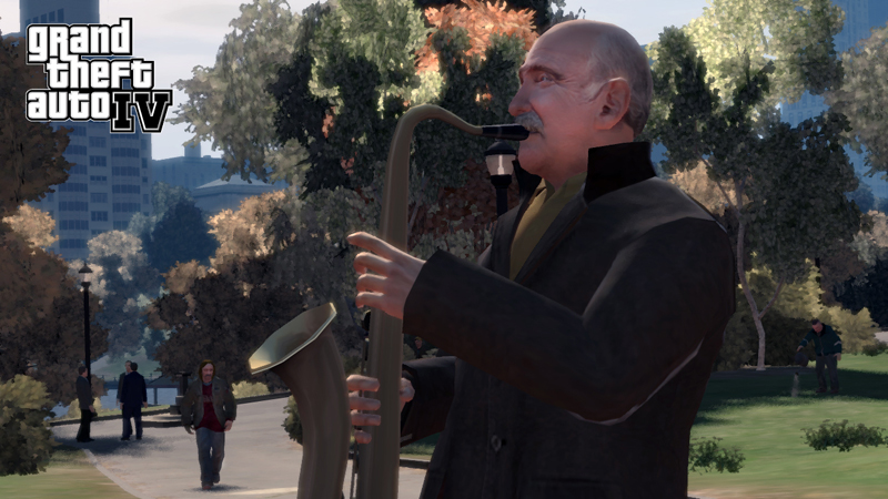 Скриншот из GTA 4 с персонажем Уолтера Хаузера