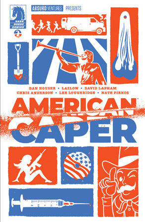 Обложка второго выпуска комикса American Caper.