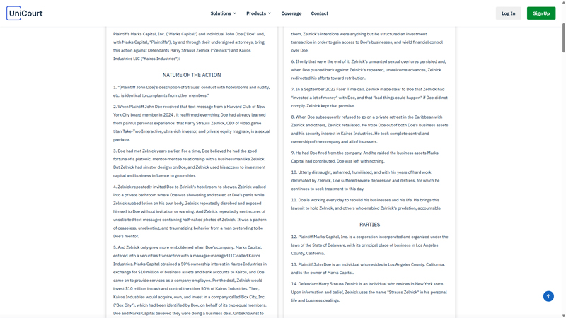 Фрагменты исковых материалов