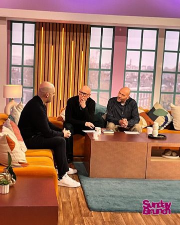 Дэн Хаузер на ток-шоу Sunday Brunch